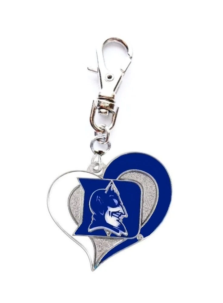 DU DUKE UNIVERSITY BLUE DEVILS CHARM FOR ZIPPER PULL PURSE WALLET
