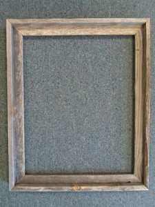 Picture Frame 16x20 Wood Rustic Gray Color Unfinished