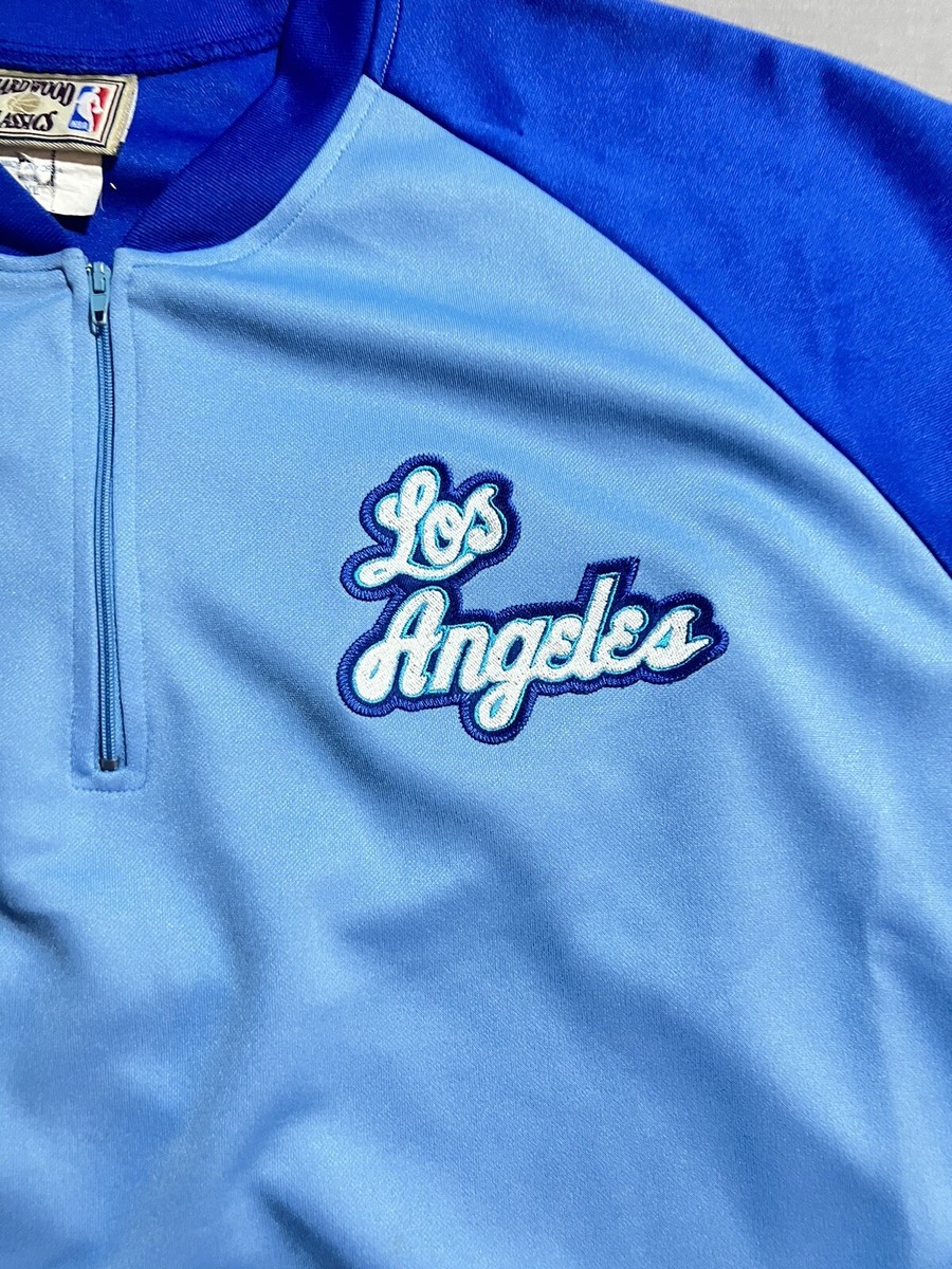 Majestic Hardwood Classics Los Angeles Lakers Warm Up Jacket Mens