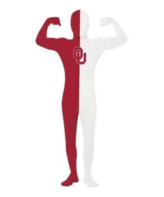 NCAA Oklahoma Sooners Child 1pc Skin Suit Tailgate Morph Costume Full Body Med