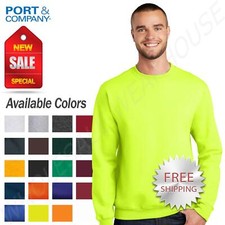 Port  Company 9 ounce 50/50 cotton/poly fleece Crewneck Sweatshirt PC90