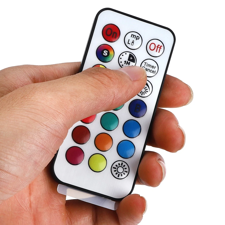 (E12 RGbPure White 6000K)3W RGB Color Changing Candle Light Bulb With Remote EC - Image 4 of 4