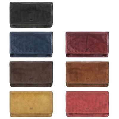 BEAR DESIGN Damen Geldbörse Leder 14KF Geldbeutel Portemonnaie
