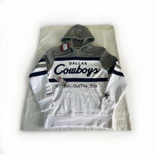 Felpa con cappuccio Mitchell & Ness da uomo Dallas Cowboys NFL Head Coach