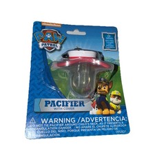 Paw Patrol Pacifier With Cover Red Marshal New Factory Sealed 0  Plus Months