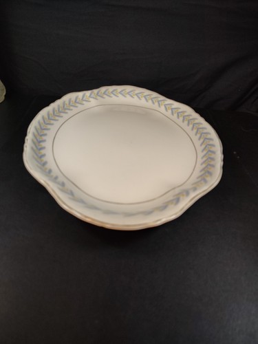 WS George Radisson China Apollo Oval Platter 16" Serving Platter Blue Yellow 40s - Picture 13 of 21