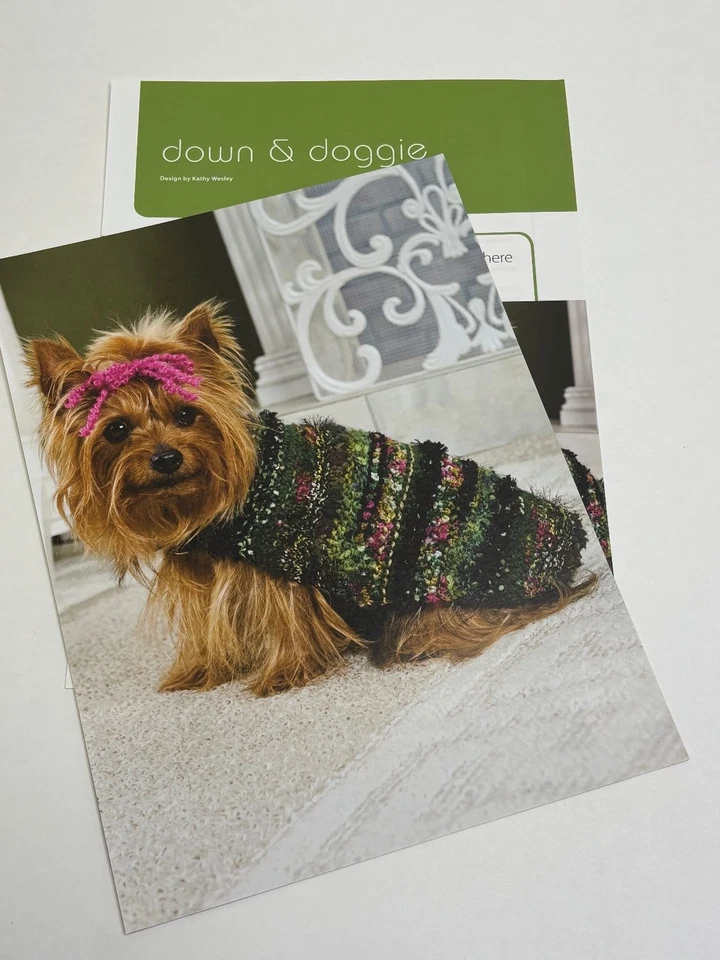 Down & Doggie Dog Sweater Knitting Pattern Easy Small-Large Pages from Book - Image 3 of 3
