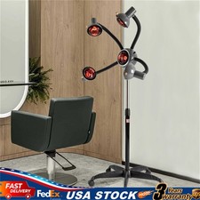 Professional Salon Infrared Hair Steamer Rolling Stand Beauty Color Processor US