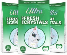 Fresh Scented Micro Crystals Premium Cat Litter 99.9 Dust Free Soft on Paws