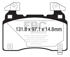 EBC DP43028R BRAKE PAD SET DISC BRAKE Front
