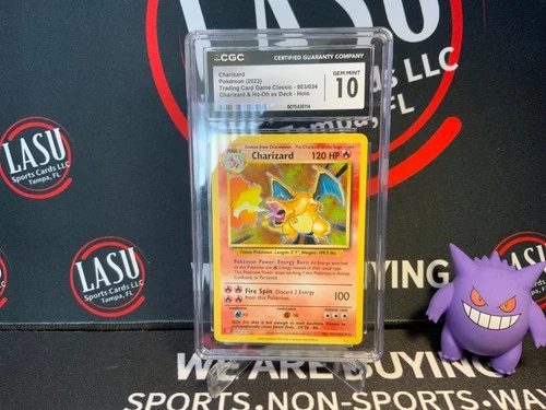 Pokémon 2023 Charizard Charizard & Ho-Oh ex Deck Holo TCG Classic #003 CGC 10