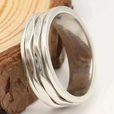 925 Sterling Silver, Solid Silver, Band Ring, Unisex, Classic Band Ring