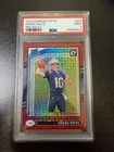 2024 Panini Donruss Optic Drake Maye Red Mojo Prizm Rookie #229 PSA 9 PC