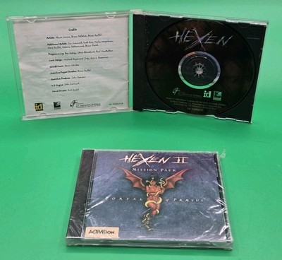 HEXEN II Mission Pack Portal of Praevus Sealed 1998 PC Game + Hexen Lot Bundle