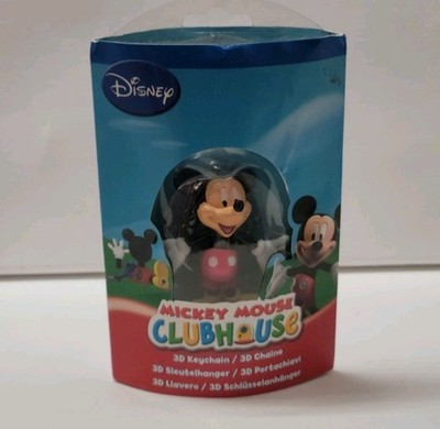 Disney Junior Schlüsselanhänger Mickey Mouse Clubhaus 3D Schlüsselring Keyring Key Chain