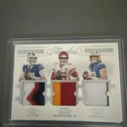 2021 Flawless Triple Patch Josh Allen Patrick Mahomes Justin Herbert /20