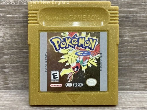 Pokémon Gold Version Nintendo Game Boy Color Authentic Cart Only Tested Works