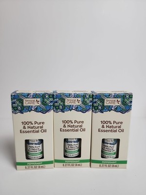 3 Pack Personal Care 100% Pure & Natural Essential Oil Peppermint 8ML Each New.