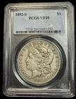 1892-S Morgan Silver Dollar PCGS VF-20