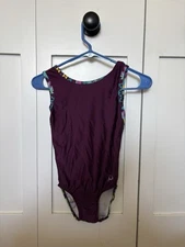 Plum Practice Wear - ADULT M - “Puebla” Gymnastics Leotard