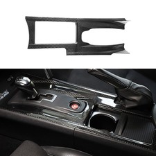 For Nissan R35 Gt-r Gtr Forged Carbon Fiber Console Gear Shift Panel Cover Trim