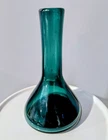 New ListingVintage 1960s Blenko Art Glass Mini Beaker Bud Vase Turquoise Blue Green MCM