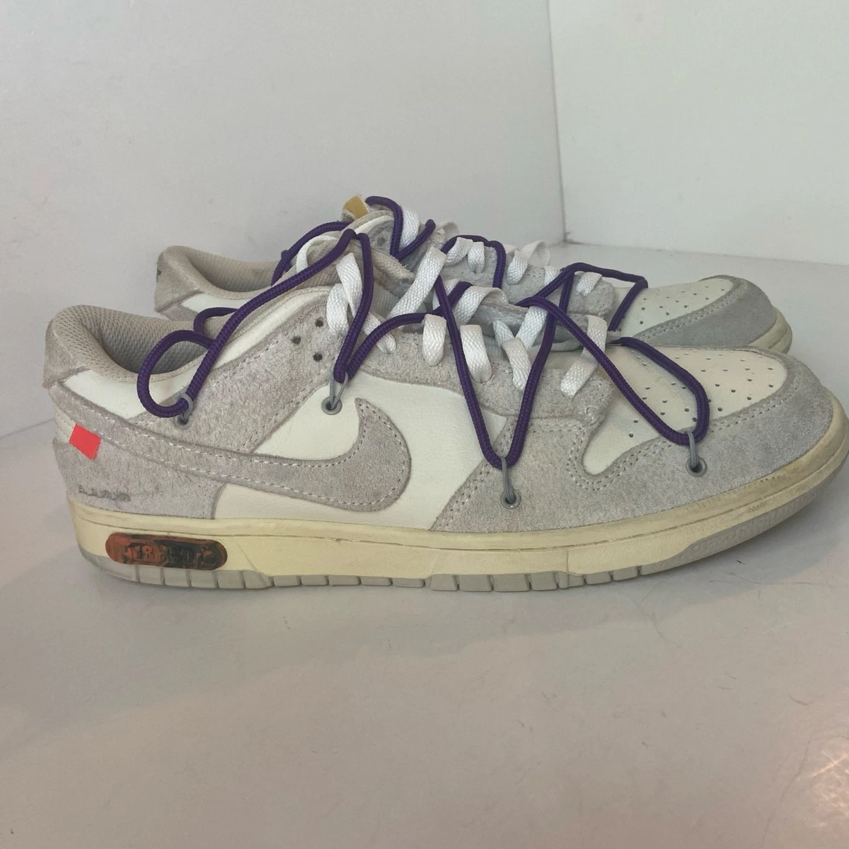 正規品 NIKE × OFFWHITE ダンクロー 18 OF 50 275mm Off White X Dunk Low 'Lot 18 Of 50' - Nike - DJ0950 112 - sail