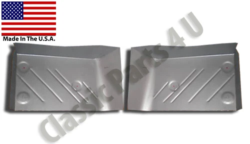 1971 1972 1973 1974 DODGE CHARGER SATELLITE ROADRUNNER REAR FLOOR PANS  NEW PAIR - Image 2 of 2