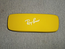 Ray-Ban hard yellow eyeglass case NEW