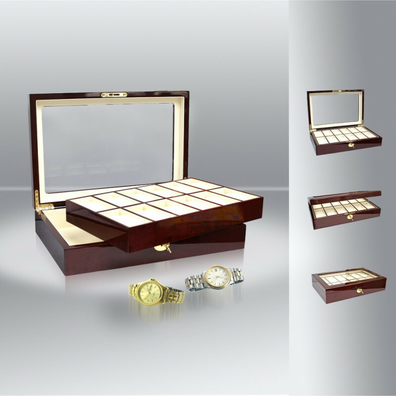 Coffret pour montres de collection en bois, le cadeau idéal pour homme