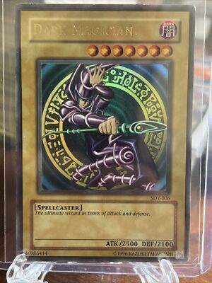 Dark Magician Unlimited SDY-006 Faded Error LP/Pl Starter Deck