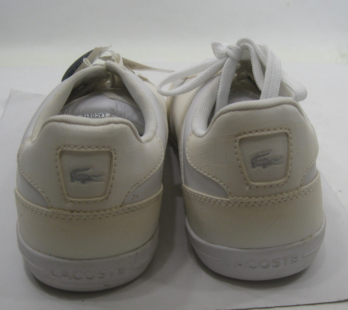 Lacoste 12375 0714 shoes LACE UP Leather sneaker MEN Size 