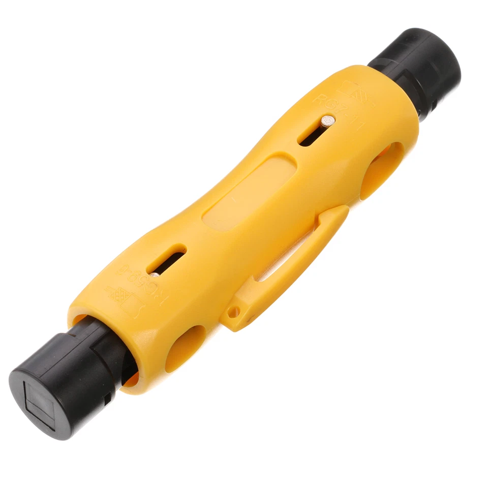Coax Coaxial Cable Wire Cut Cutter Stripper For RG59 RG6 RG7 RG11 Stripping Tool - Image 3 of 4