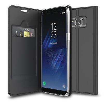 Flip Case Für Samsung Galaxy S8 Plus Schutz Hülle Handy Tasche Klapphülle Slim
