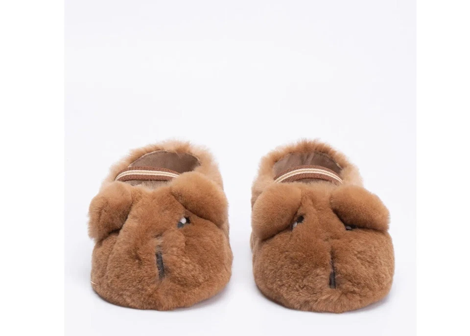  Zapatos FENDI ROMA Bebé Piel Visón Conejillo de Indias Mary Jane US2.5 EU18  Foto 2 de 4