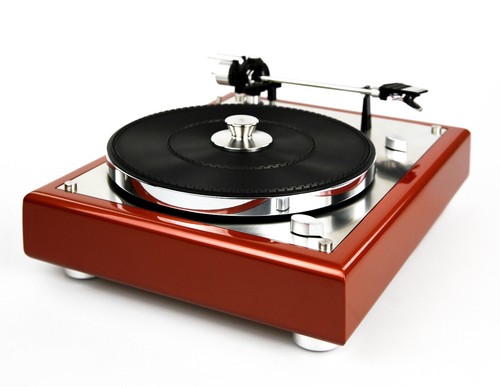 Restaurierter Thorens TD 165 Plattenspieler Designerstück copper red metallic - Picture 6 of 6