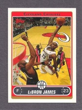 LeBRON JAMES 2006-07 Topps #123 Cleveland Cavaliers | Miami Heat | L.A. Lakers