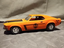1/24 ERTL COLLECTABLES WIX FILTERS 1969 FORD MUSTANG BOSS 302 #3 BANK ORANGE
