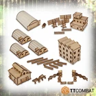 WAR016 TTCombat - World War - Rural Military Base Bundle (15mm) (Terrain, WW 2)