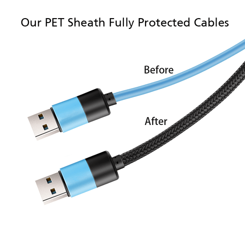 5M Erweiterbar Isoliert Geflecht Sleeving Draht Kabel Muffe Schutz ALLE GRÖßEN POSTEN - Bild 9 von 21