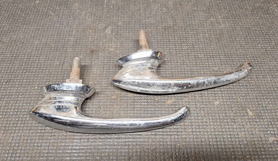 1949 Buick Coupe Sedan Exterior Door Grab Handles SHIPS WORLDWIDE - Image 2 of 3