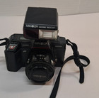 Minolta Maxxum 5000 Af 35mm Slr Film Camera with Lense 1800af flash working