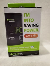EMBERTEC Emberplug AV+ Power/Energy Saver~Automatic Power Down~Surge Protector
