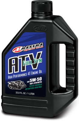 MAXIMA ATV 4T 5W-50 100% Synthetic Ester 4-Stroke Engine Motor Oil 1L