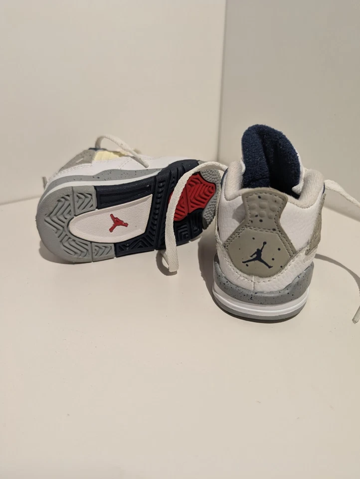 Nike Jordan 4 Midnight Navy Sz 4c Without Box, Beautiful Shoe - Изображение 4 из 4