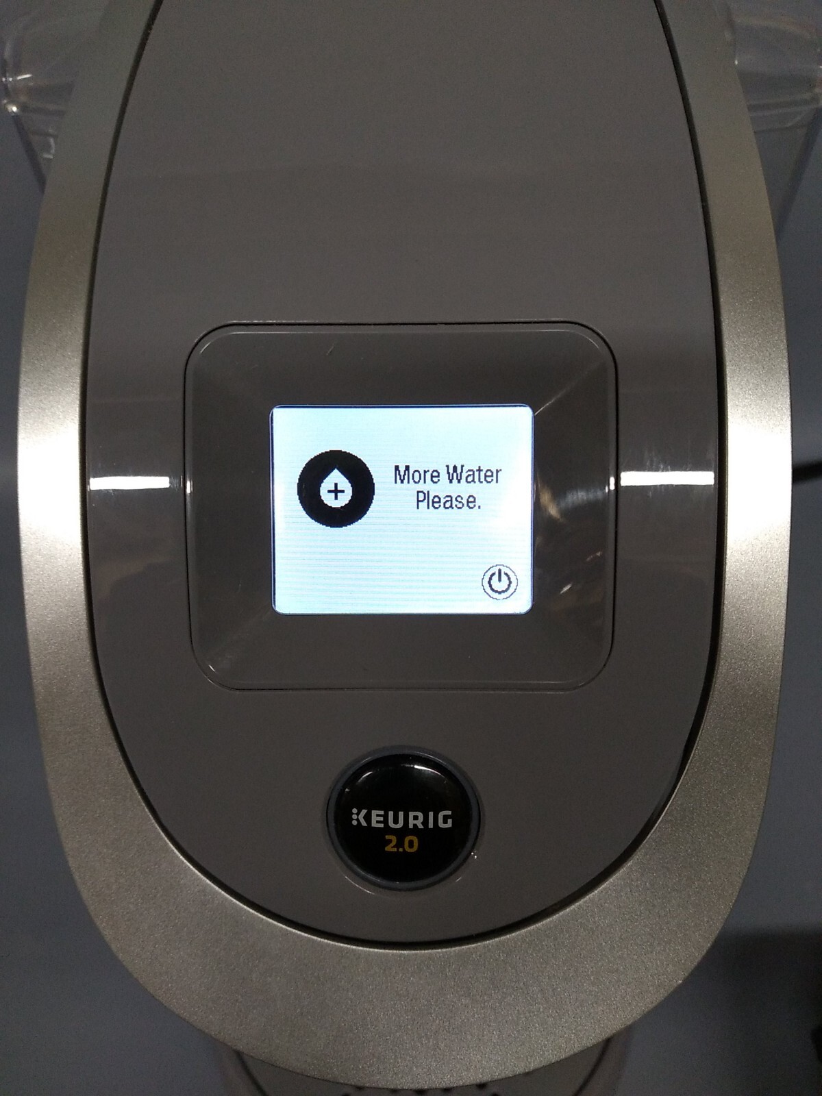 keurig lcd screen not working factory