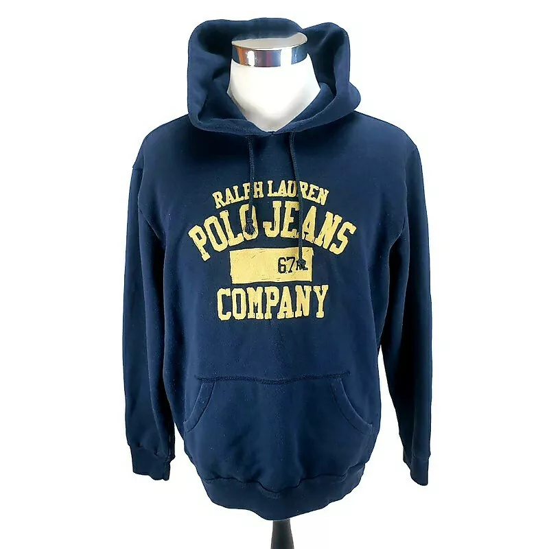 Ralph lauren mens navy hoodie sale