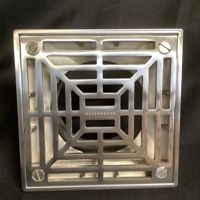 Waterworks Universal Shower Drain Cover Only In Matte Nickel 2842308