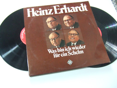 Heinz Erhardt    Was Bin Ich Wieder Für Ein Schelm-Disco 33 Giri LP DOPPIO ALBUM
