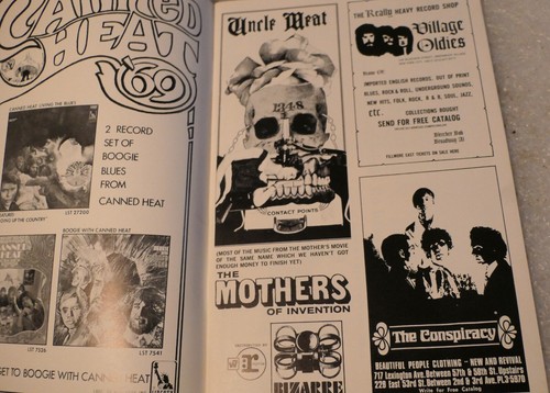 BILL GRAHAMS FILLMORE EAST PROGRAM 1969 THE BAND WHO SLY FAMILY LED ZEPPELIN - Picture 2 of 7